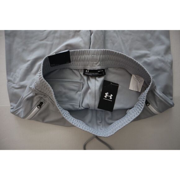 Under Armour 1290261-011 Men's Sz L Gray Sportstyle Tricot Joggers Pants - Picture 3 of 10